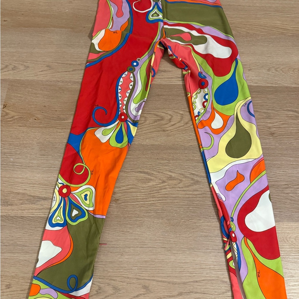 Colorful Abstract Pattern Leggings